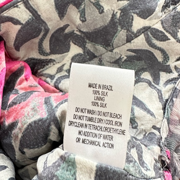 Carlos Miele, Silk Mini Dress, Size Small - Picture 4 of 6